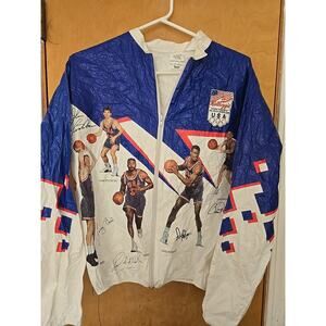 1992 Olympic Basketball Dream Team Jacket Kellogg's Tyvek Size Small